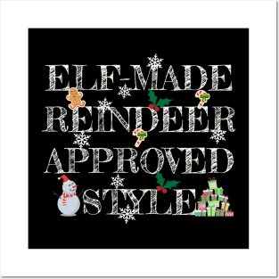 Elf-made reindeer-approved style. Posters and Art